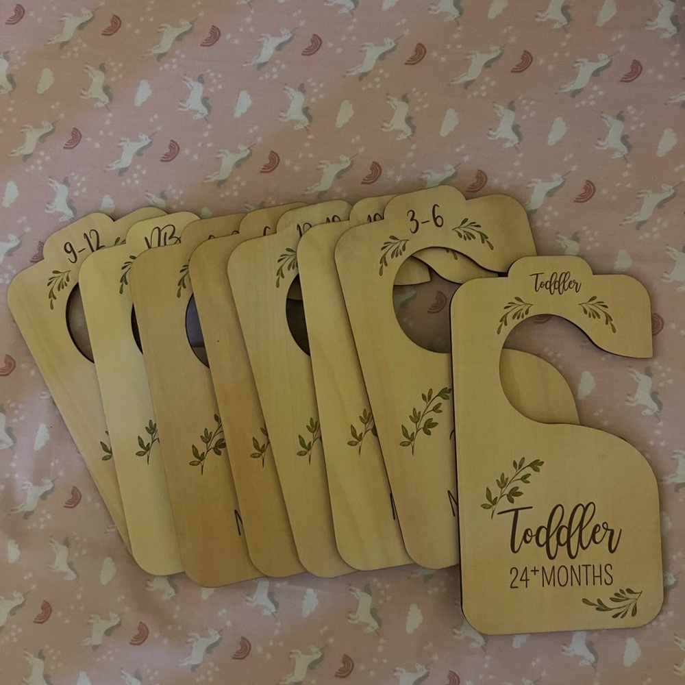 Wooden Toddler Closet Dividers